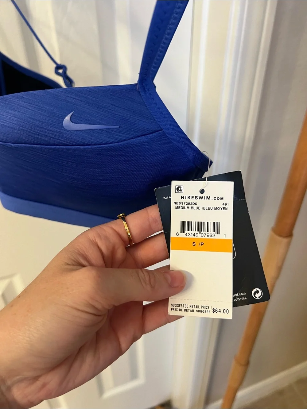 Nike Women’s Royal Blue Swim Bikini Top